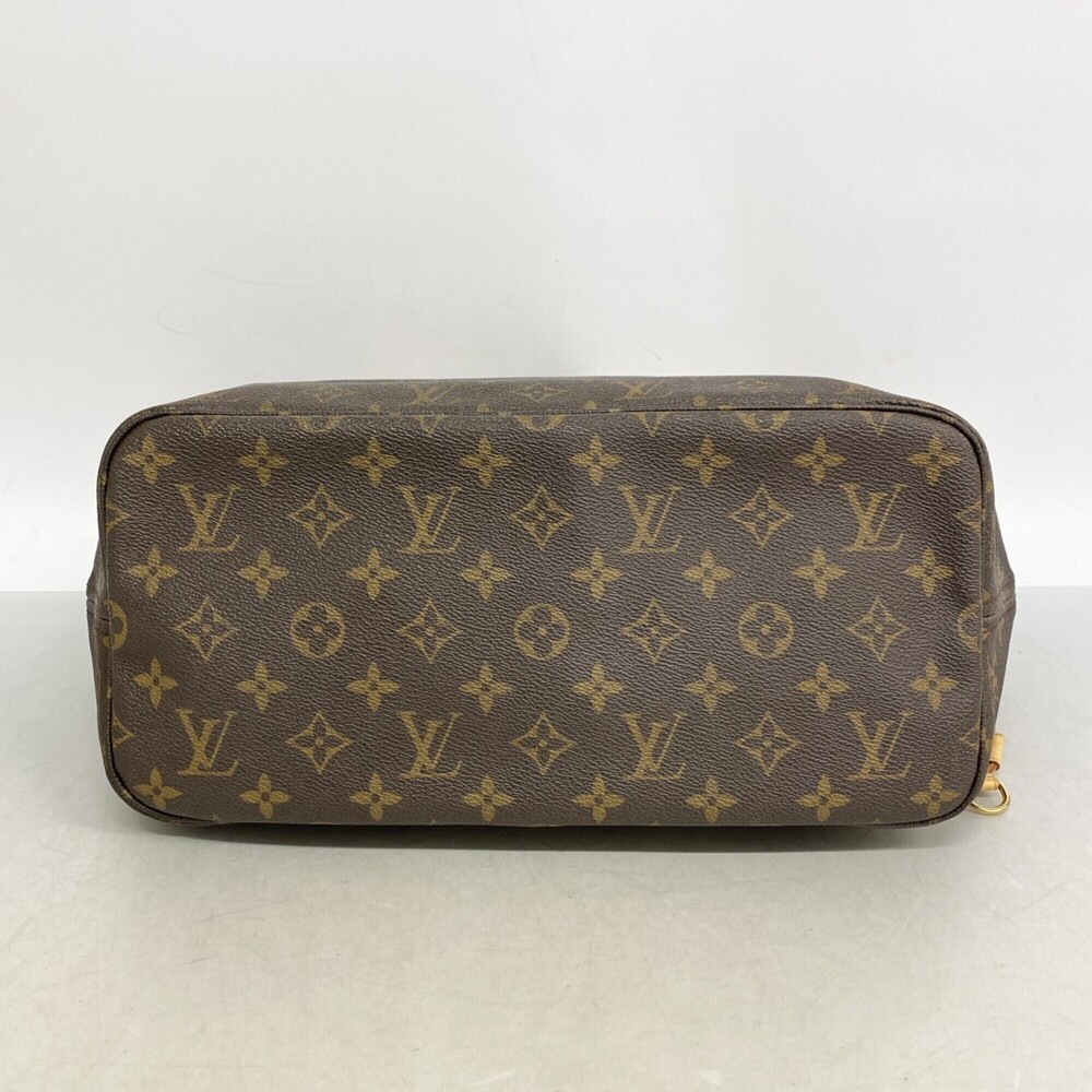 LOUIS VUITTON Brown Monogram Neverfull MM Tote Bag - Picture 3 of 12